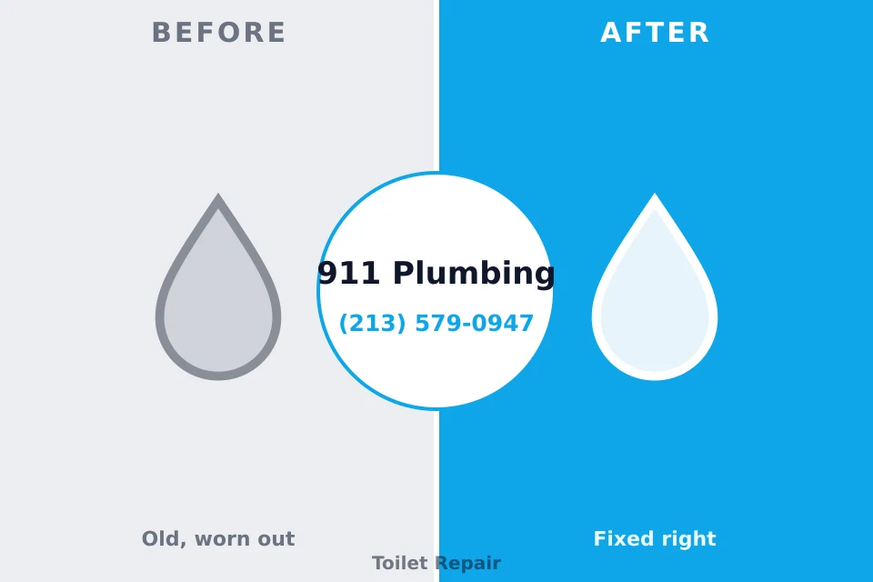 Before and after: plumbing company Vinita, OK
